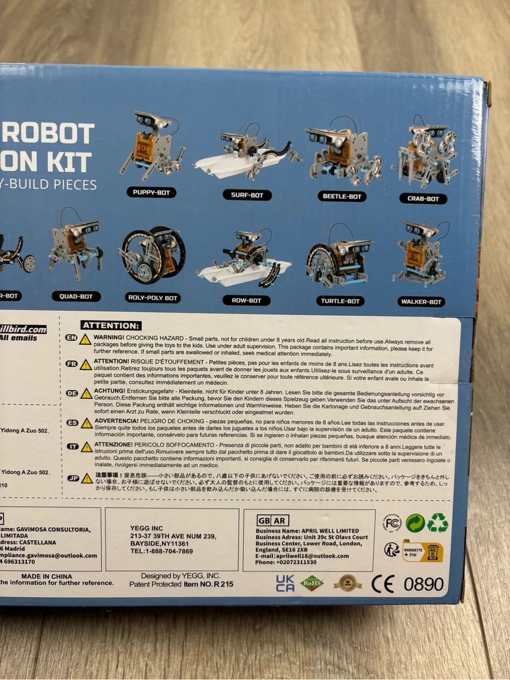 NIB STEM Build A Robot Set Sillbird